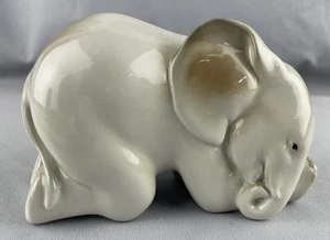 Vintage UdSSR Lomonossow Porzellan Elefant Figur 6" x 4" - Bild 1 von 8
