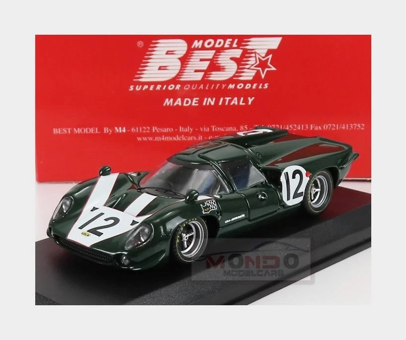1:43 BEST Lola T70 Mkiii Aston Martin 5.0L #12 24H Le Mans 1967 Irwin BE9247-2 M - Image 1 of 2