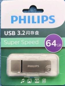 Clé USB 3,2 Philips 64 Gb Métal - Photo 1/3