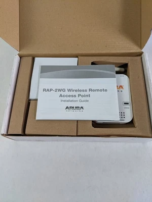 New ARUBA RAP-2WG-US Wireless Remote Access Point with Power Supply - Image 1 of 4