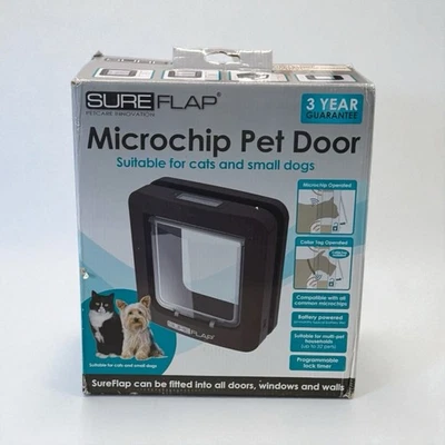 Puerta abatible para gato con microchip SureFlap Sur001 - marrón Foto 1 de 4