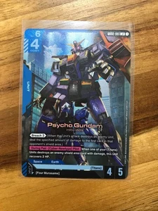 Psycho Gundam (LR) GD02-001 - Juego de Cartas Juego de Cartas TCG Gundam - Doble Impacto Inglés CANTIDAD - Imagen 1 de 6
