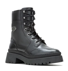 Harley Davidson Damen Kavan 7" Spitze Stiefeletten schwarz Größe 9 neu ohne Karton - Bild 1 von 6