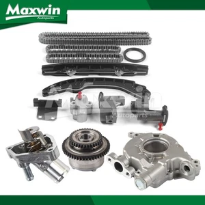 Timing Chain Kit Oil Pump VVT Sprocket Thermostat Fit 04-05 Infiniti G35 3.5L - Picture 1 of 16