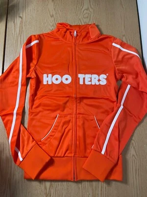 New Hooters Girl Rare Vintage Track Jacket Orange size Small Tall - Image 1 of 4