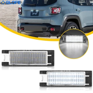 6000K White Error Free LED License Plate Light Lamps For 2015-2021 JEEP Renegade - Picture 1 of 11