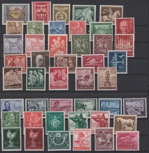 (WH23250) GERMAN REICH - 1943/45, SMALL COLLECTION, MNH, CV € 44,40, SEE SCAN - Picture 1 of 1