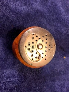 Vintage 1960s Japan Woodpecker Woodware Salt Shaker Wooden - Picture 1 of 5
