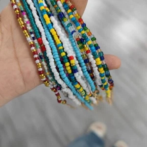 Boho Colorful Seed Beads String Choker Necklace Women Party Jewelry Gift Hot - Picture 1 of 33
