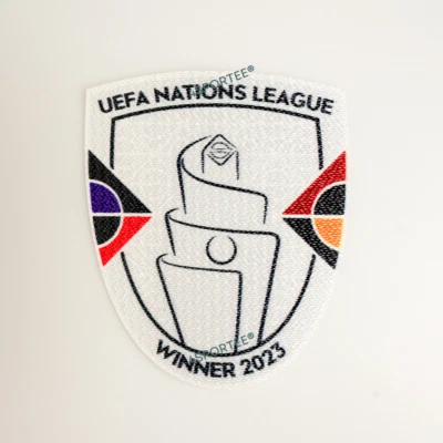 IRON ON OFFICIAL PATCH BADGE UEFA NATIONS LEAGUE WINNER 2023 SPORTING ID