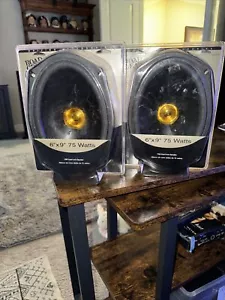 6x9 SPEAKER ROAD GEAR RGSP69 NEW PAIR 4 OHMS 75 WATT DUAL CONE - Picture 1 of 3