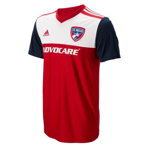 FC Dallas 2018 Home Replica Jersey Men's Adidas Red Size Large / XL / 2XL Cover