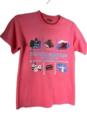 Eureka Springs Arkansas Graphic t-shirt M single stitch Jesus banjo - Image 1 of 4