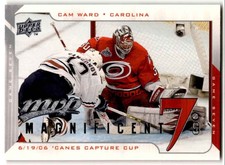 2008-09 Upper Deck MVP Magnificent Sevens Cam Ward #M7-CW Carolina Hurricanes