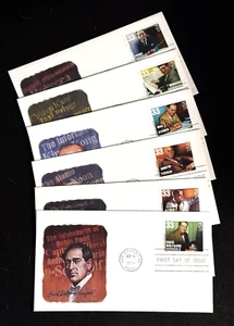 🎼 1999 Hollywood Composers 33c First Day Covers (FDC) – Set of 6 – ArtCraft - Picture 1 of 1
