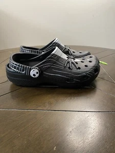 Crocs Nightmare Before Christmas Clogs Size J5 Big Kids Jack Skellington - Picture 1 of 9