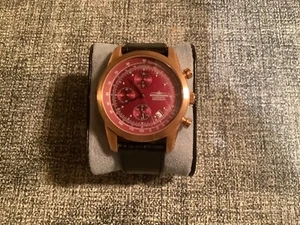 Thunderbirds Herrenuhr, Edelstahl 42mm, Chronograph, Neues Lederarmband schwarz. - Bild 1 von 7