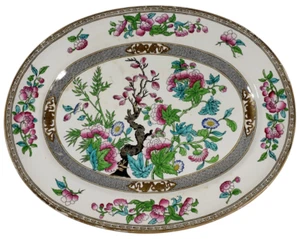Vintage Mintons Indian Tree 15" by 12" Oval Serving Platter - Picture 1 of 13