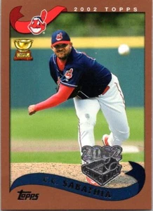 2002 Topps Opening Day Rookie Trophy #66 CC Sabathia HOF - Free Shipping! - Picture 1 of 2