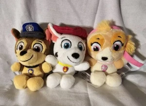 3 Paw Patrol Mini Plush Set Gund Surprise Boxes: 4" Chase Skye & Marshall - Picture 1 of 6
