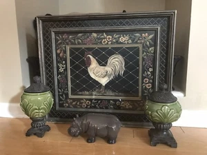 Green Glazed Vases Urn With Lids Cover Decor  - Picture 1 of 4