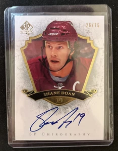 2007-08 SP Authentic Shane Doan SP Chirography Autograph #26/75 RARE SSP #SD - Picture 1 of 2