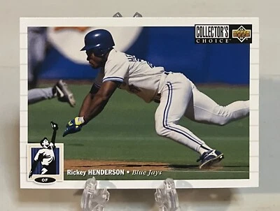 1994 UD Collector's Choice #131 Rickey Henderson Toronto Blue Jays S542 - Image 1 of 2