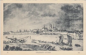 Carte postale ancienne LOIRET ORLEANS 3 LL gravure - Imagen 1 de 1