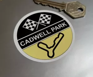 Cadwell Park Race Track Car Sticker 2.5" Classic Racing Circuit Bike Motorbike - Picture 1 of 1