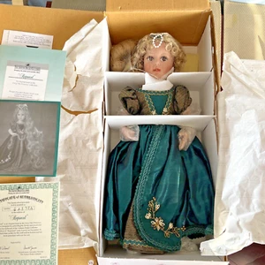 1996 Porzellanpuppe ASHTON DRAKE Galleries 18 Zoll RAPUNZEL Künstlerin Brigitte Deval Neu in Verpackung - Bild 1 von 11