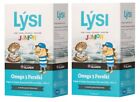 2x Lysi Junior Omega-3 Bubble gum flavored 60 Pearls EPA&DHA Vitamin D3