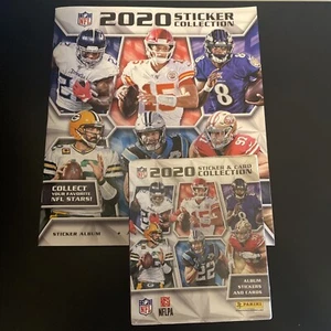 2020 Panini NFL Sticker Collection Football Box 250 Stickers 50 Card + Book NIB - Picture 1 of 4