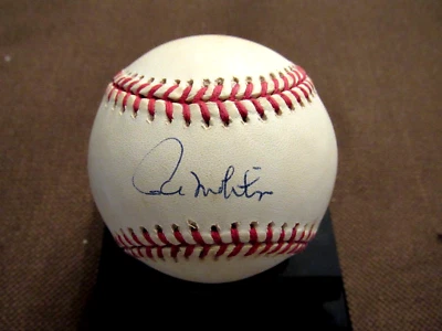 PAUL MOLITOR WSC BREWERS BLUEJAYS TWINS HOF SIGNED AUTO VINTAGE OAL BASEBALL JSA - Image 1 of 2
