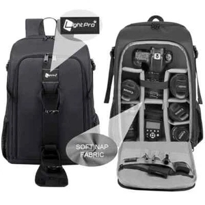 Waterproof DSLR Camera Backpack Shoulder Bag Travel Case for Canon Nikon Sony UK - Picture 1 of 23