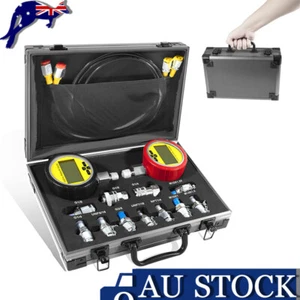 700BAR Digital Hydraulic Pressure Test Kit 2 Gauge 9Coupling 2Hose for Excavator - Picture 1 of 14