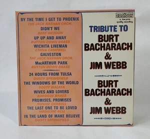 Tribute to Burt Bacharach & Jim Webb - Dusty Springfield - Music Vinyl Record - Picture 1 of 4