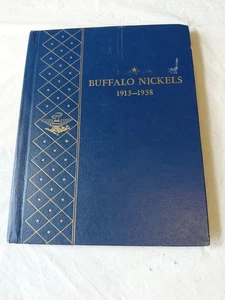 Buffalo Nickels 1913-1938 Whitman Book.  Includes 58 Coins. - Picture 1 of 14