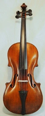 Old 4/4 violin, violin, viola, fiol around 1900 from estate note David Techler - Image 1 of 4