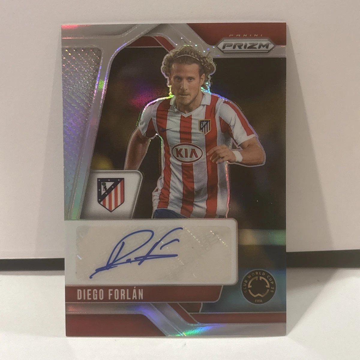 Diego Forlan Soccer Sports Trading Cards & Accessories Autographed