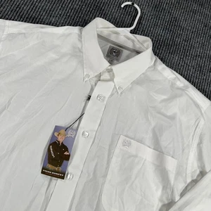 Cinch Shirt Mens Medium White Long Sleeve Button Down Western Ranch Rodeo New - Picture 1 of 16