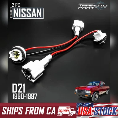 LÂMPADA DE CANTO HARNESS LUZ 2 TOMADAS DE FIAÇÃO PARA NISSAN NAVARA D21 PICKUP 1990-1997 - Imagem 1 de 4