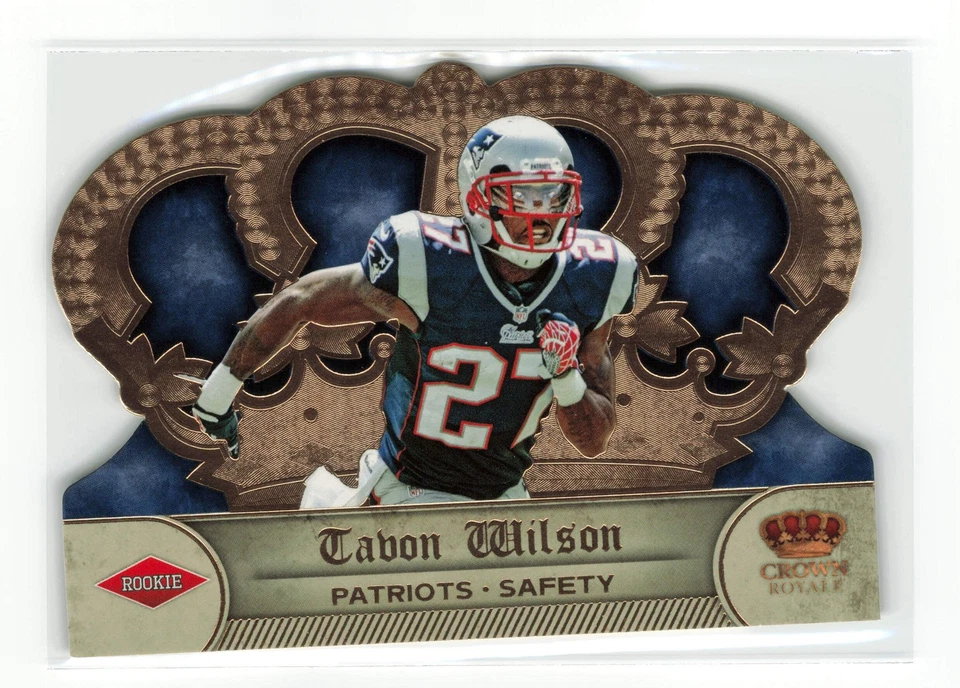 2012 CROWN ROYALE TAVON WILSON #238 BRONZE RC PATRIOTS - Image 1 of 2