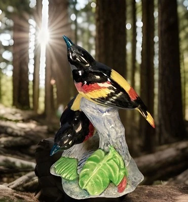 Vintage Stangl Pottery Bird Double Orioles 3402D Figurine 1942-1978 - Image 1 of 4