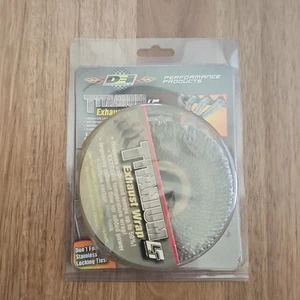 DEI 010129 Titanium Exhaust Header Pipe Heat Wrap 2" X 15' Roll 2500°F, Hi Temp - Foto 1 di 7