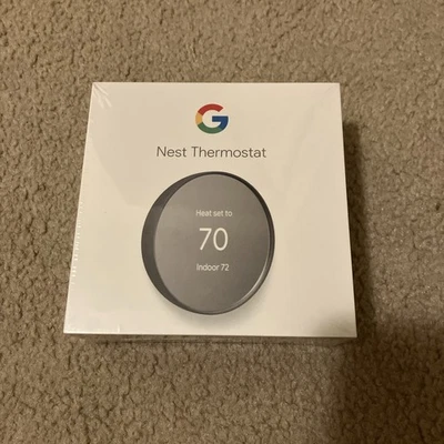 Google Nest Smart Thermostat, Charcoal - GA02081-US - Image 1 of 3