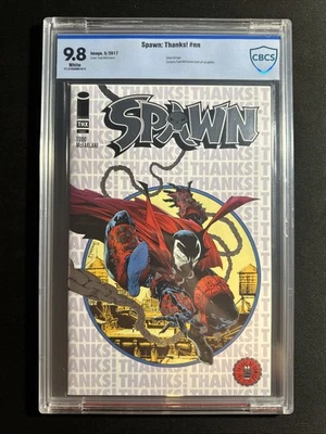 Spawn Thanks #NN CBCS 9.8 Thank You Variant 1 Per Store Exclusive Mcfarlane *S12 - Image 1 of 3