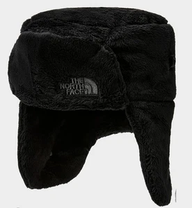 The North Face Osito Damen Trapper Mütze Ohrenklappen schwarz Kunstfell Winter Sm/Med - Bild 1 von 10