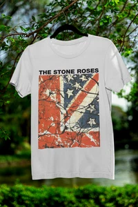 The Stone Roses Waterfall T-shirt Reproduction of 1989 Vintage Tee lemon oasis W - Picture 1 of 3