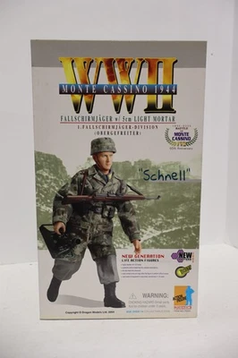 Dragon WWII Monte Cassino 1944 Fallschrimjager con mortero ligero de 5 cm "rápido" Foto 1 de 4