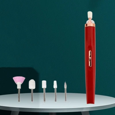 Professional Electric Nail File Drill Portable Manicure Pedicure Machine Set - Image 1 of 4